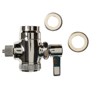 1/4" Diverter - Lever With Adapter Kit