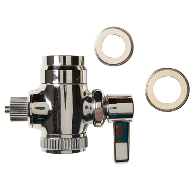1/4" Diverter - Lever With Adapter Kit - T